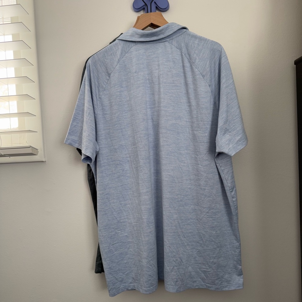 Hurley Men’s XL Bundle of 2 Polo Shirts Baby‎ Blue Sage Green Preppy Outdoor - Picture 3 of 7